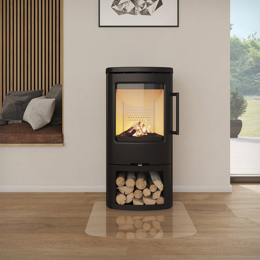 Poêle à bois TermaTech TT44 acier noir 4,8 kW