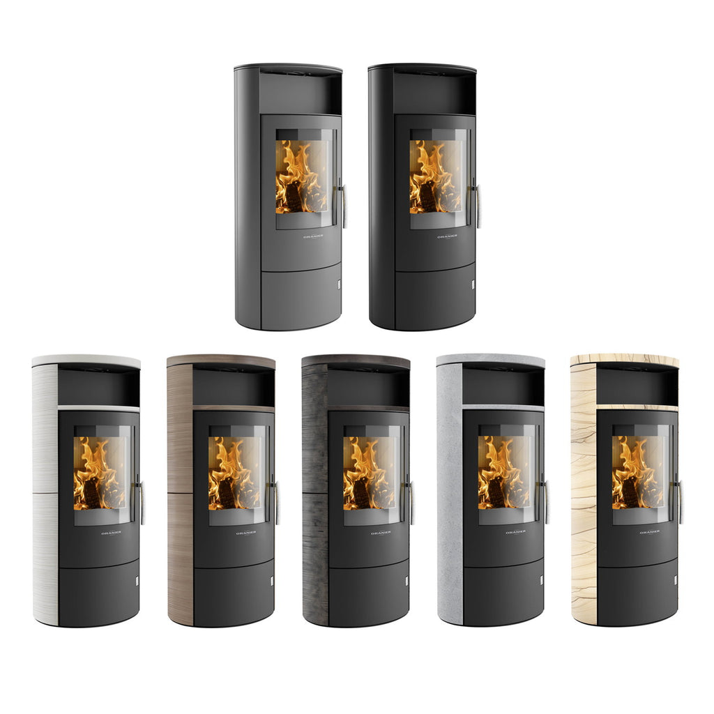 Poêle à bois Oranier Polar 7 2.0 acier noir et pierre ollaire – 6,5 kW - image 6