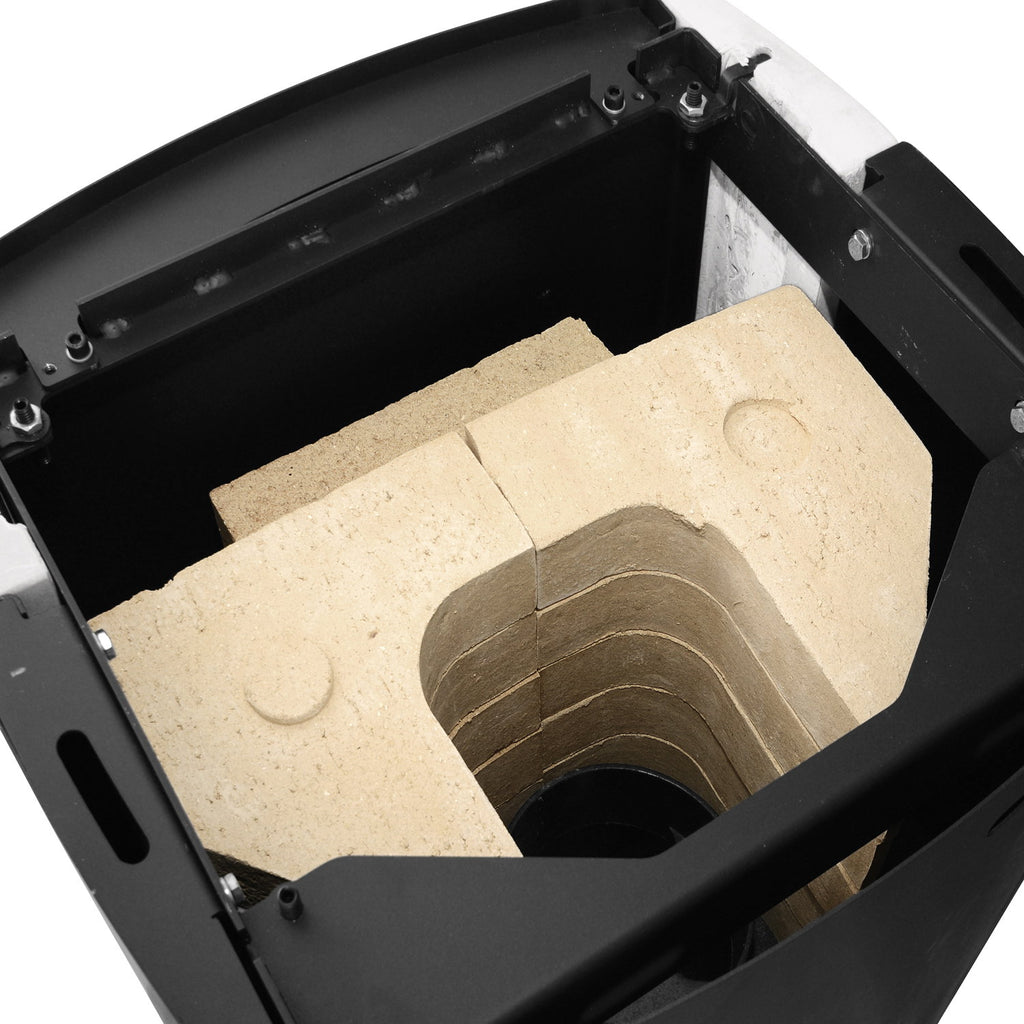 Poêle à bois Schmitzker Cena Base acier noir 6,5 kW