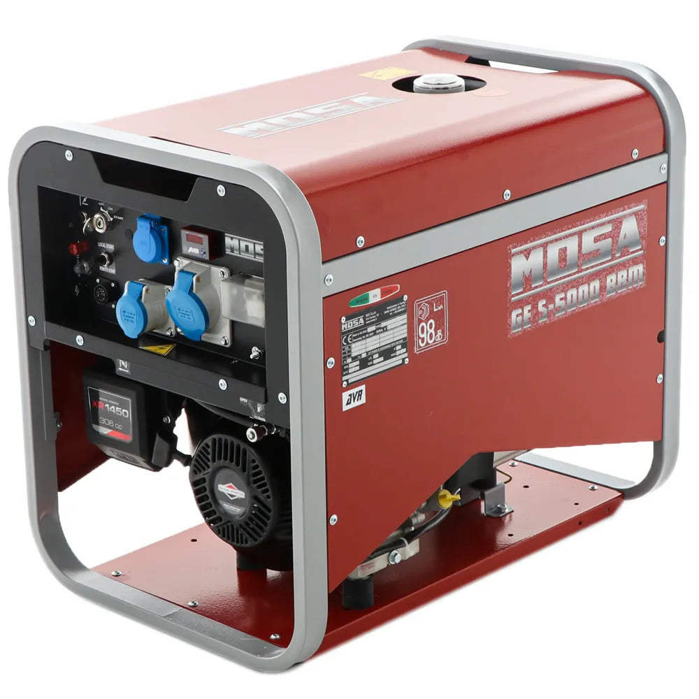MOSA GE S-5000 BBM AVR EAS groupe électrogène essence 4,5 kW moteur Briggs & Stratton XR1450