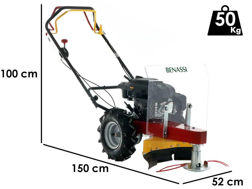 Benassi MD 555 R - Débroussailleuse thermique à roues autotractée Rato R150 - vue 3