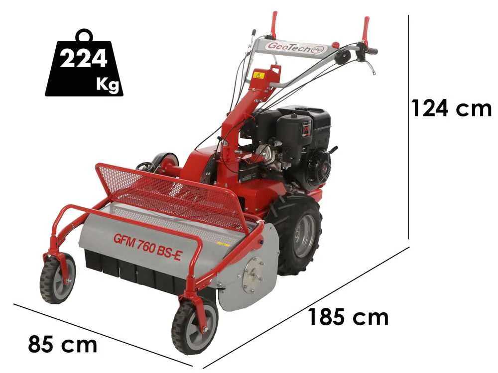 GeoTech Pro GFM 760 BS-E - Tondeuse débroussailleuse à couteaux - B&S XR2100 - vue 3