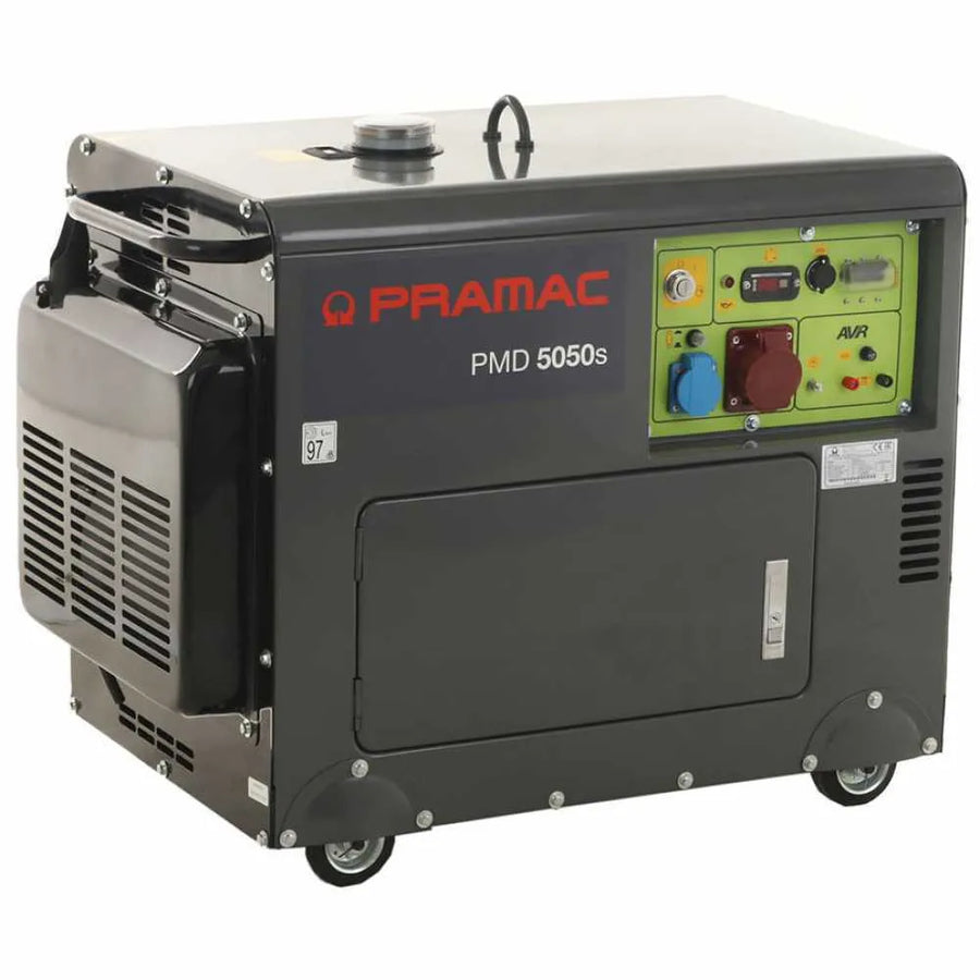 Pramac PMD5050s groupe électrogène diesel triphasé insonorisé sur roues