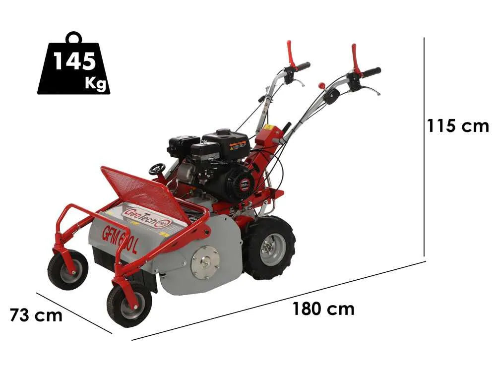 GeoTech Pro GFM 600 L - Tondeuse débroussailleuse professionnelle à couteaux - Loncin LC175F-2 - vue 3