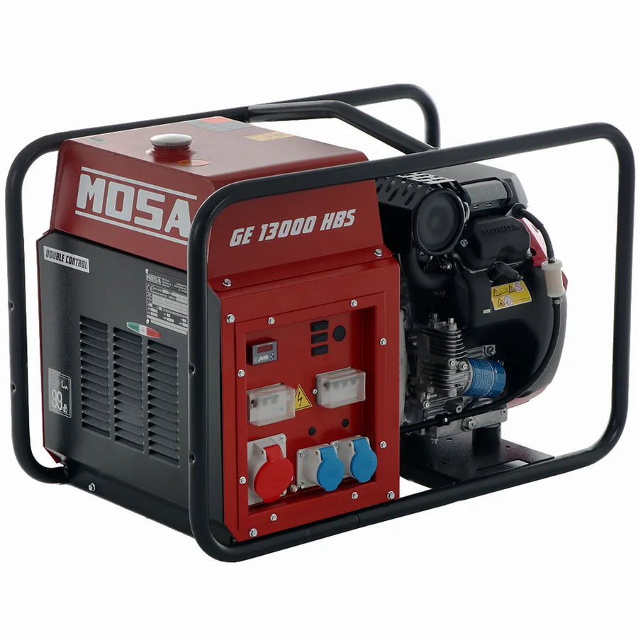 Groupe électrogène essence MOSA GE 13000 HBS avec moteur Honda GX630