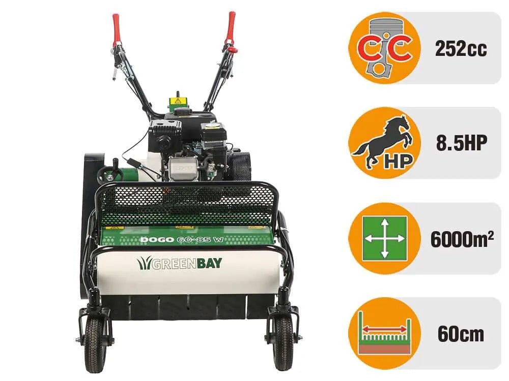 GreenBay DOGO 60-85 W - Tondeuse débroussailleuse professionnelle à couteaux - Loncin LC175F-2 - vue 5
