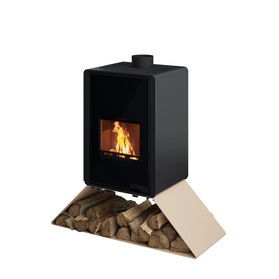 Poêle à bois HS Flamingo Deluxe Senai Crème 9 kW HSF42-035 - image 2