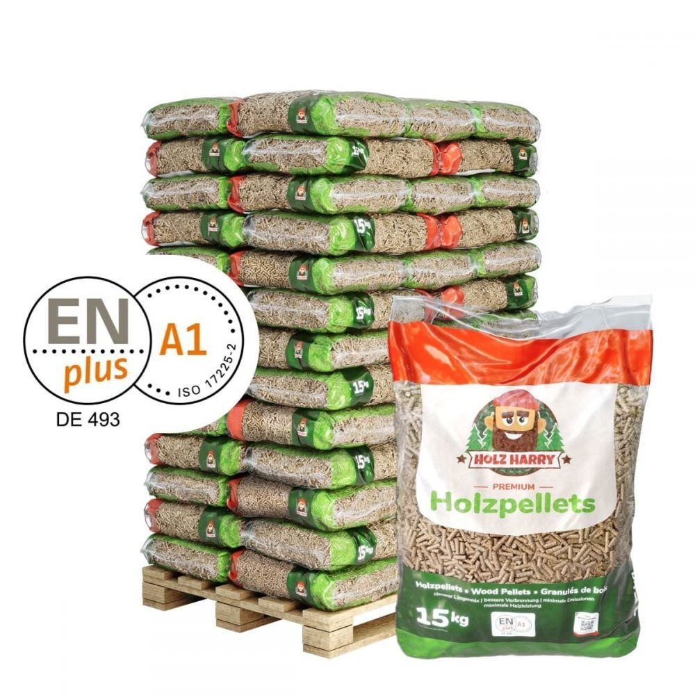 3 Paletten Pellets von HOLZ HARRY
