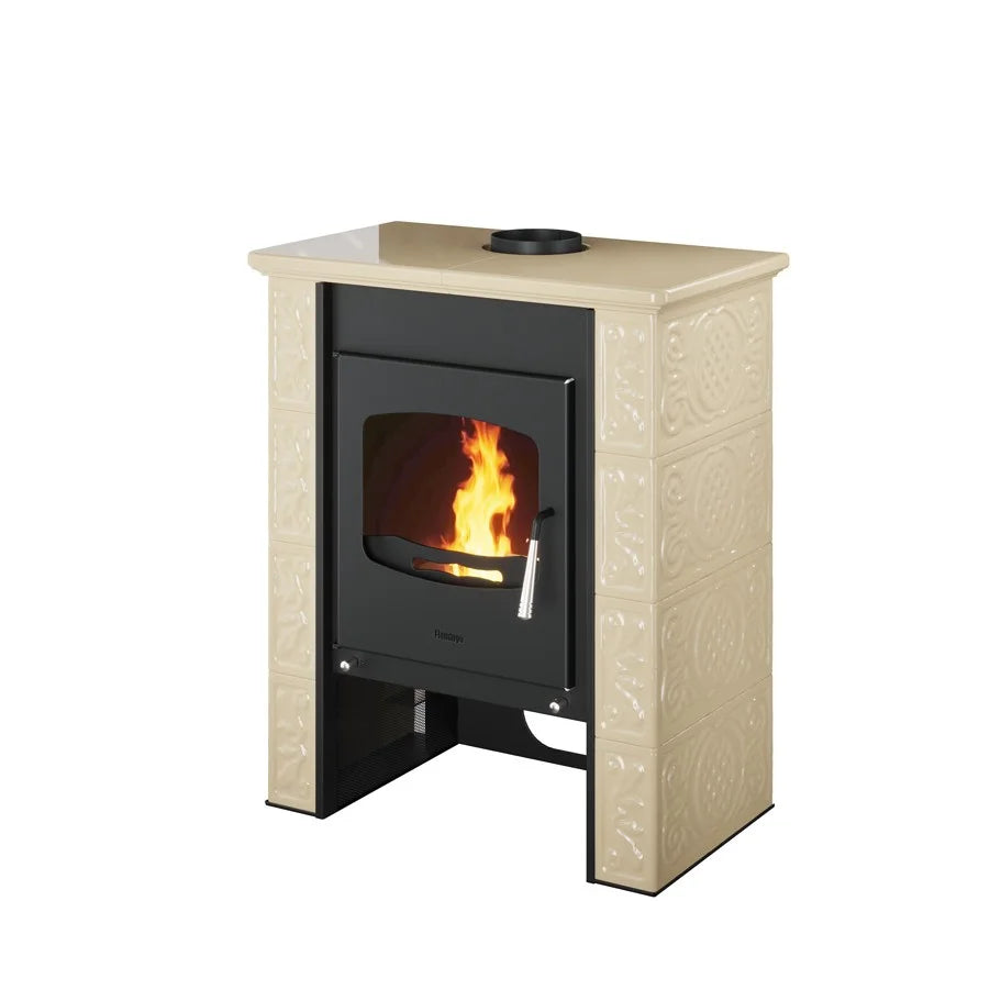 Poêle à bois HS Flamingo Bali Crème HSF44-004 9 kW pour 240 m³ - image 2