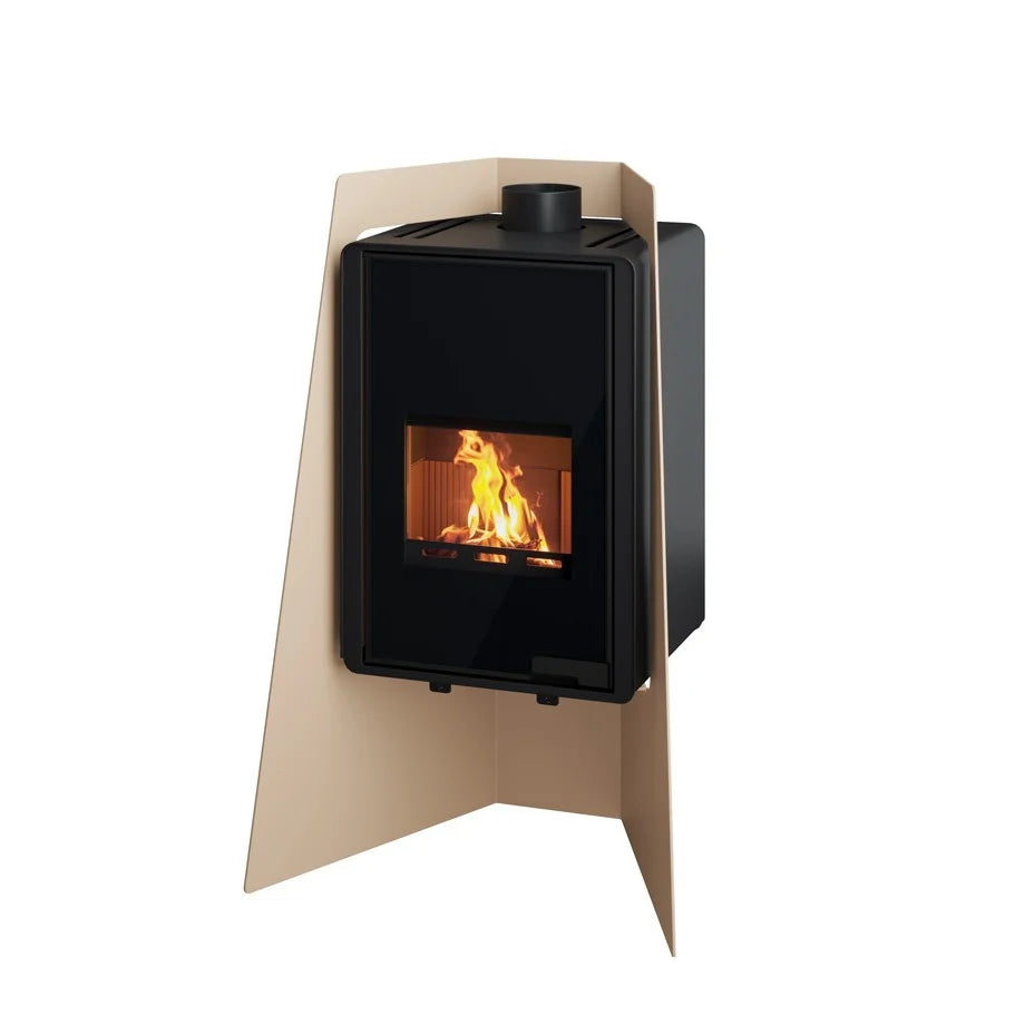 Poêle à bois HS Flamingo Deluxe Island Crème HSF42-004 9 kW - image 2