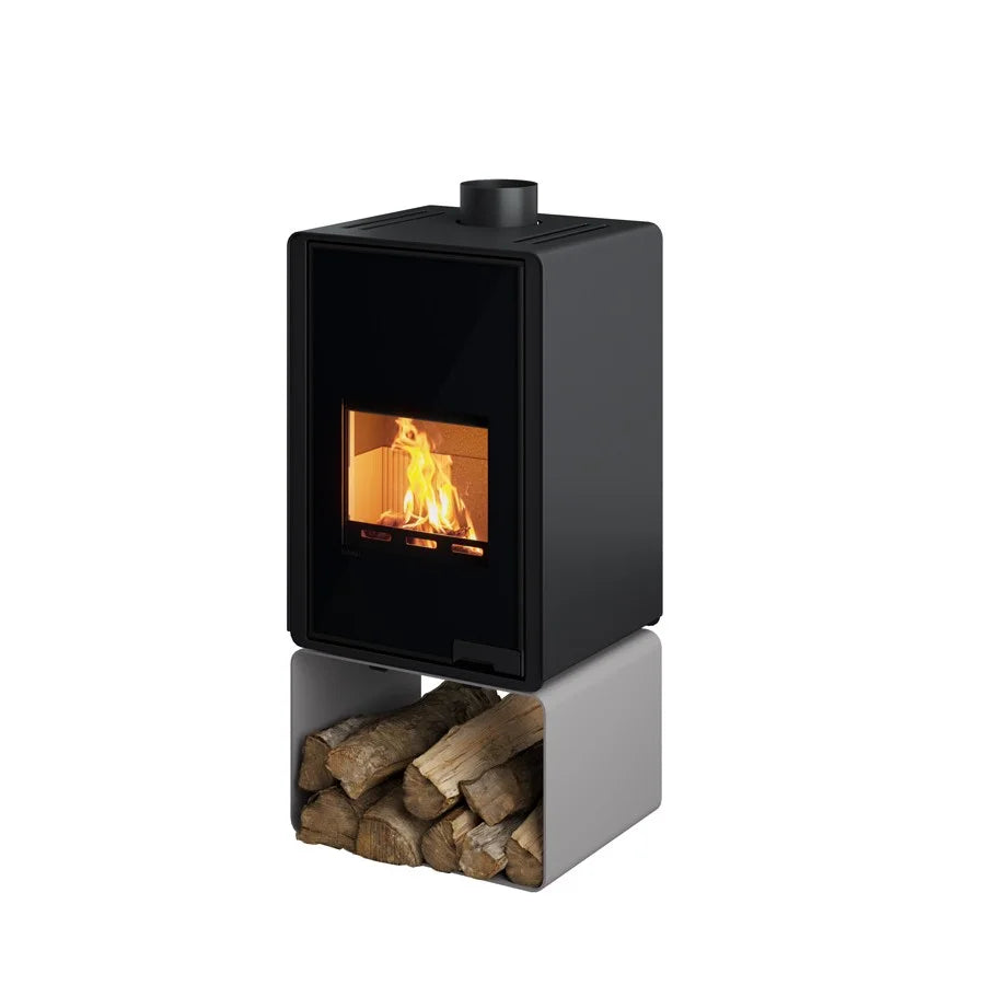 Poêle à bois HS Flamingo Deluxe Pentai Gris 9 kW - image 2