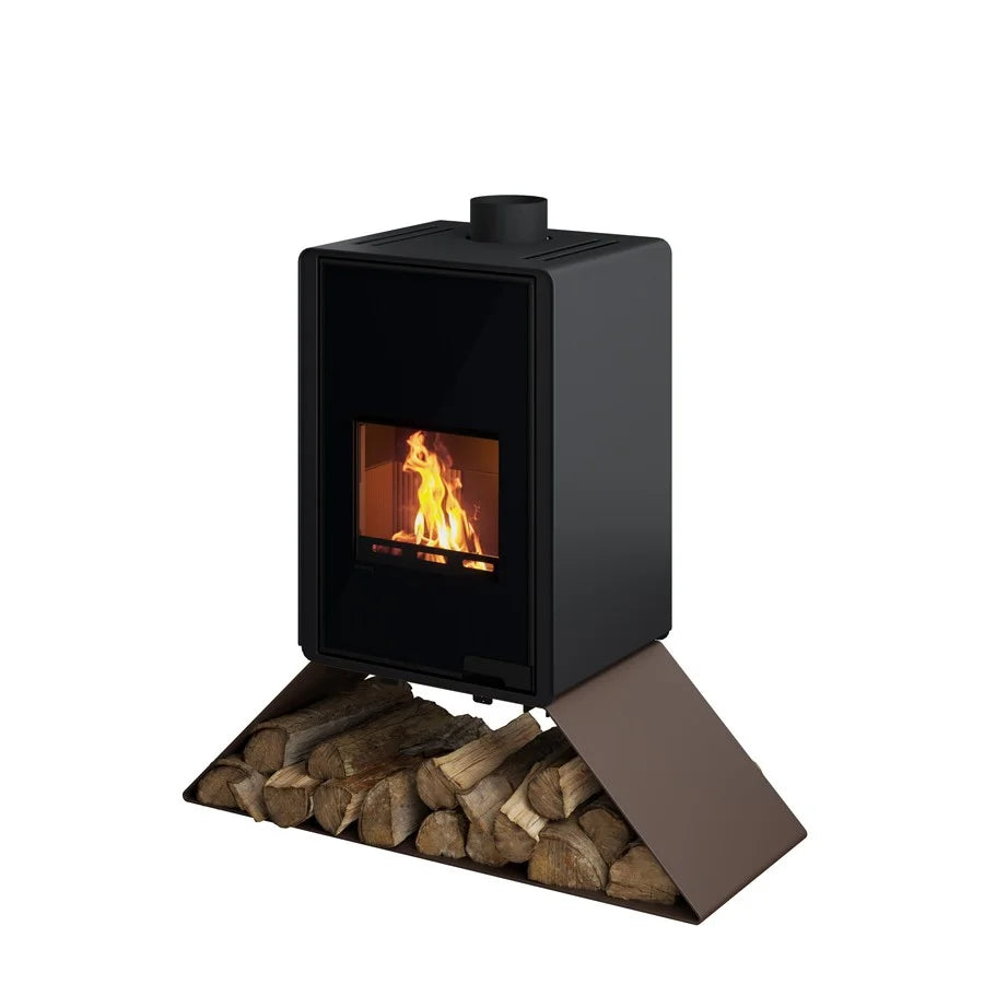 Poêle à bois HS Flamingo Deluxe Senai Marron 9 kW HSF42-034 - image 2